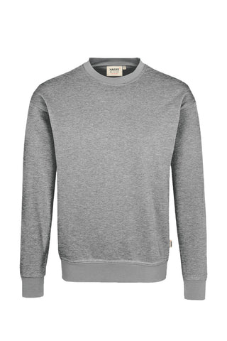 Hakro Herren/Unisex Sweatshirt 475 MIKRALINAR® grau meliert