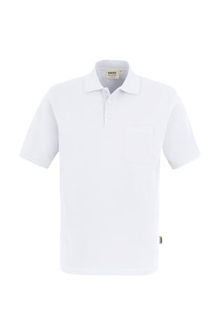 Hakro Herren/Unisex Pocket-Poloshirt 802 Essential weiß