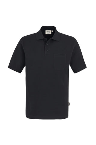 Hakro Herren/Unisex Pocket-Poloshirt 802 Essential schwarz