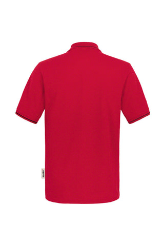 Hakro Herren/Unisex Poloshirt 803 Casual rot/schwarz