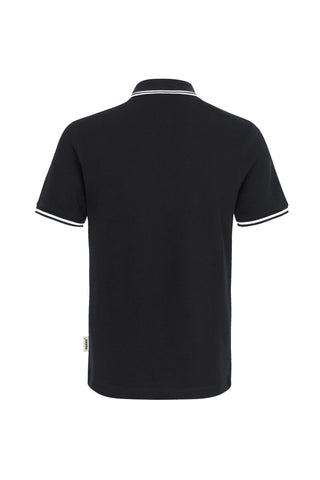 Hakro Herren/Unisex Poloshirt 805 Twin-Stripe schwarz/weiß