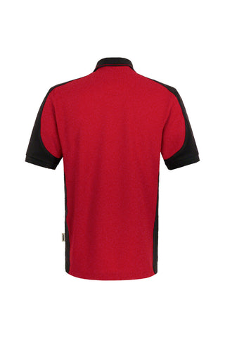 Hakro Herren/Unisex Poloshirt 839 MIKRALINAR® Contrast rot/anthrazit