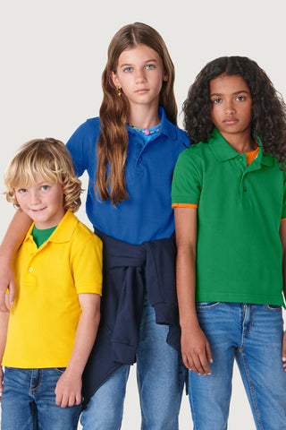 Hakro Kinder Poloshirt 400 Classic sonne