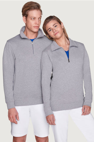Hakro Herren/Unisex Zip-Sweatshirt 451 Premium rot