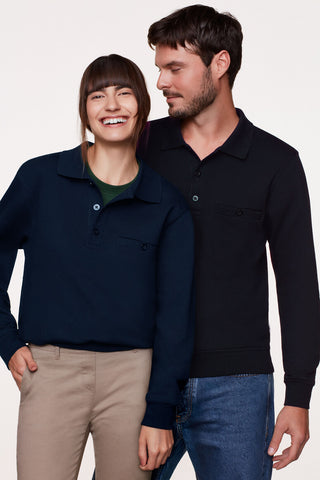 Hakro Herren/Unisex Pocket-Sweatshirt 457 Premium schwarz