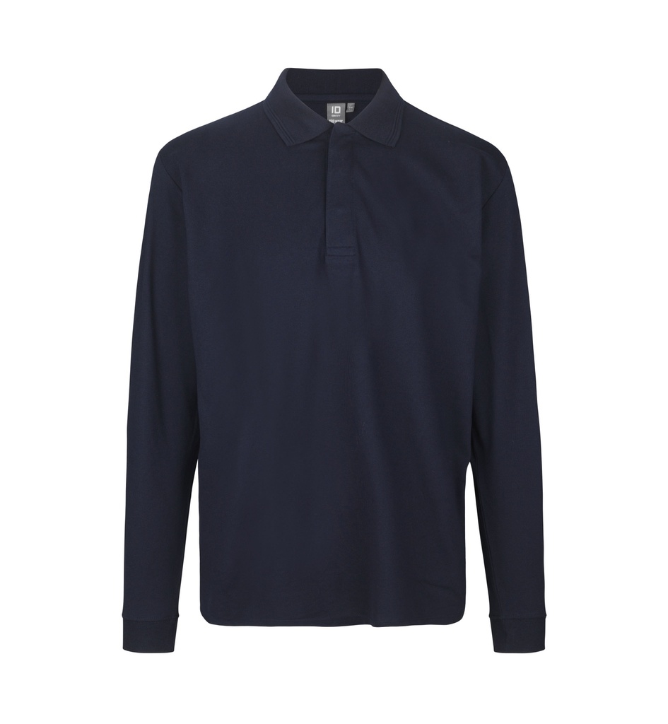 Identity PRO Wear Langarm-Poloshirt | Druckknopf Herren 0336