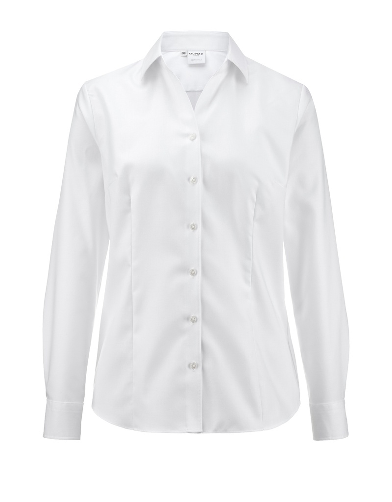 OLYMP Damen Bluse 0646 Luxor Comfort Fit Twill