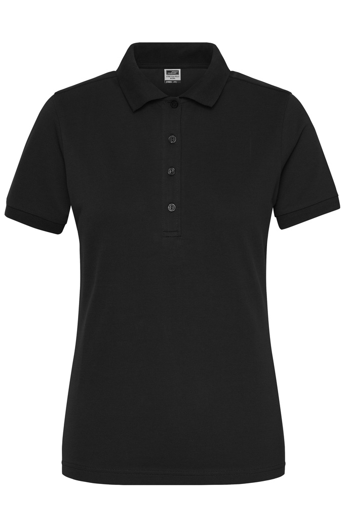 Daiber Ladies' ORGANIC Stretch-Polo Work - SOLID -   OCS Blended JN1805