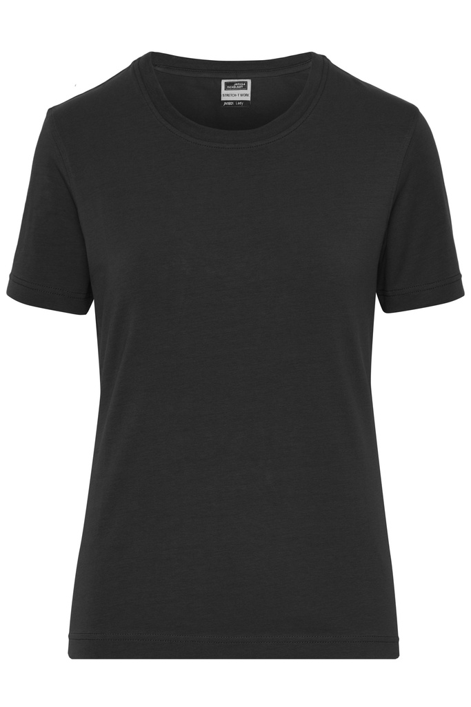 Daiber Ladies' ORGANIC Stretch-T Work - SOLID -   OCS Blended JN1801