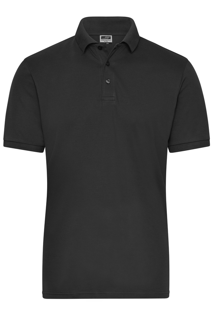 Daiber Men's ORGANIC Stretch-Polo Work - SOLID -   OCS Blended JN1806