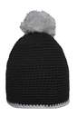 Daiber Pompon Hat with Contrast Stripe MB7964