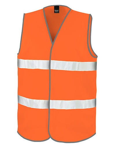[R200XYELLSM] L-SHOP RT200 High Vis Safety Vest (S/M, Fluorescent Yellow)