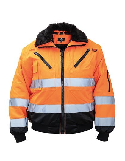 Korntex Robust 4-in-1 Hi-Vis Pilot Jacket Oslo KX809S