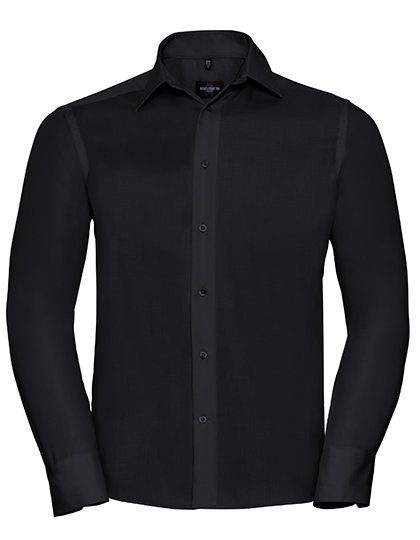 Russell Athletic Collection Men's Long Sleeve Tailored Ultimate Non-Iron Shirt Z958