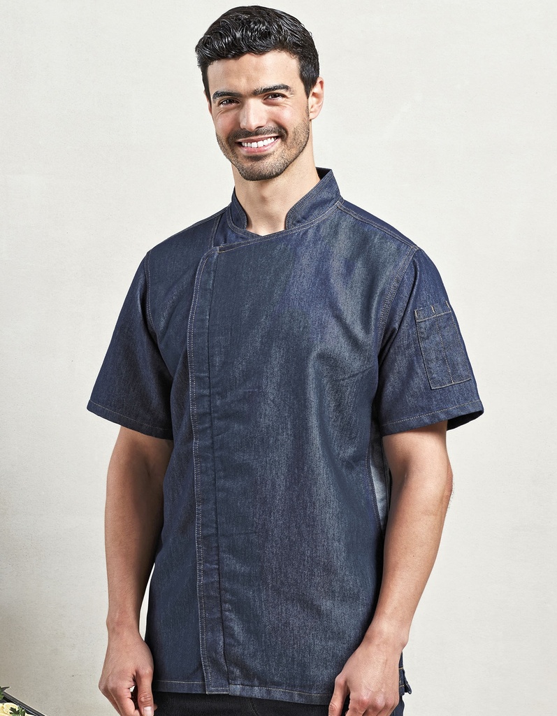 Premier Workwear Chef´s Zip-Close Short Sleeve Jacket PW906