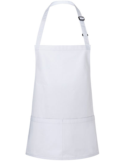 Karlowsky Kurze Latzschürze Basic mit Schnalle und Tasche KY123