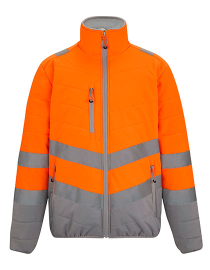 Regatta High Visibility Hi-Vis 2-Tone Thermal Baffle Jacket RG9430