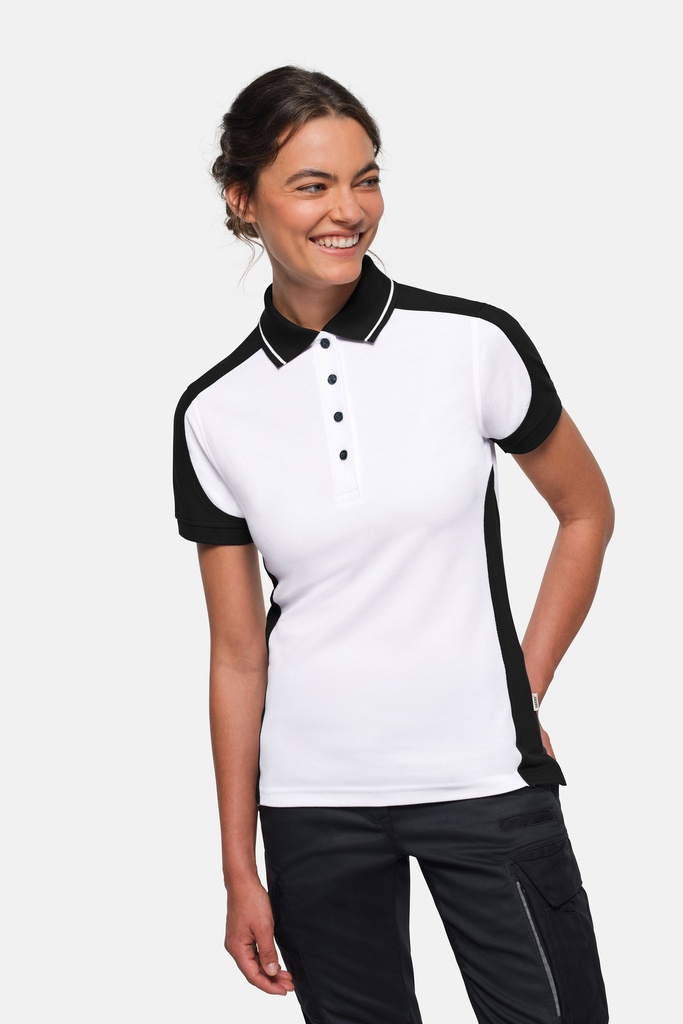HAKRO Damen Poloshirt Contrast MIKRALINAR® ECO 0339
