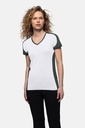 HAKRO Damen V-Shirt Contrast MIKRALINAR® 0190