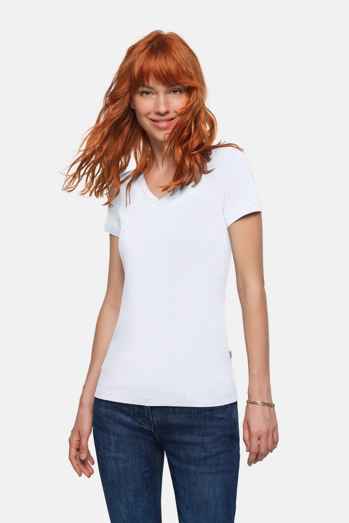 HAKRO Damen V-Shirt Stretch 0172