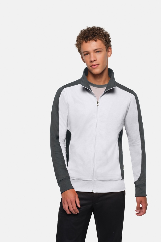 HAKRO Sweatjacke Contrast MIKRALINAR® 0477