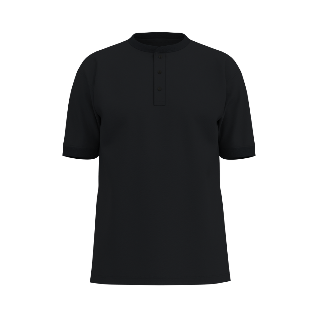 Weitblick CONCEPT Stehkragen-Poloshirt 1/2, Herren