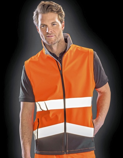 Result SafeGuard Printable Safety Softshell Gilet RT451