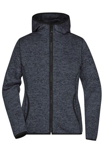 Daiber Ladies' Knitted Fleece Hoody JN588