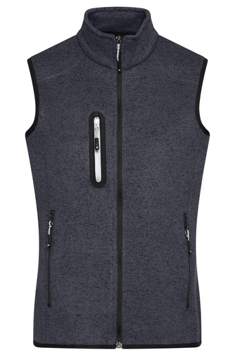 Daiber Ladies' Knitted Fleece Vest JN773