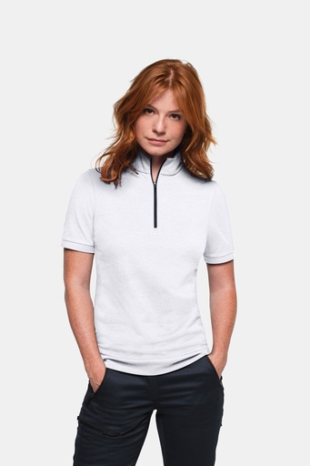 HAKRO Damen Zip-Shirt Piqué MIKRALINAR® ECO 0334