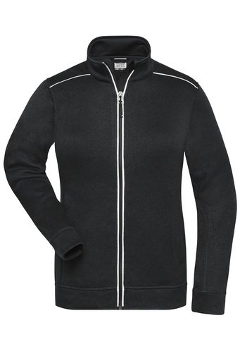Daiber Ladies' Knitted Workwear Fleece Jacket - SOLID - JN897