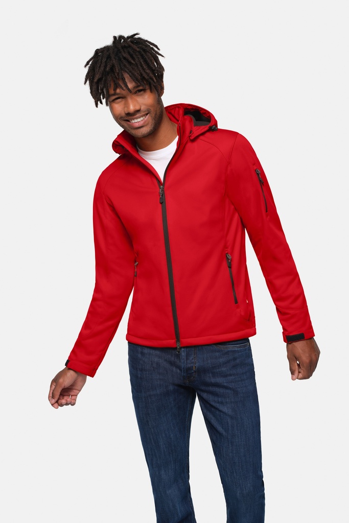 HAKRO Softshelljacke 0848 als Grundlage für Ihr Firmenlogo